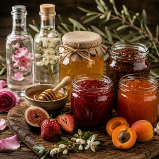 Waters, Jams & Honey المربيات، العسل والماء المقطر