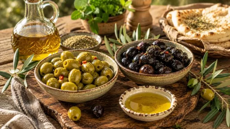 الفرق بين الزيتون الأخضر والزيتون الأسود: أيهما أفضل؟