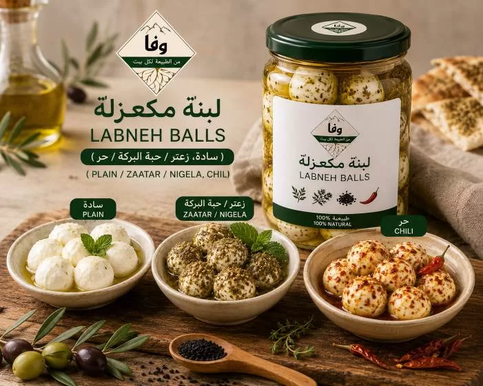 لبنة مكعزلة (ساده، زعتر، حبة البركة، حر) - 800 g