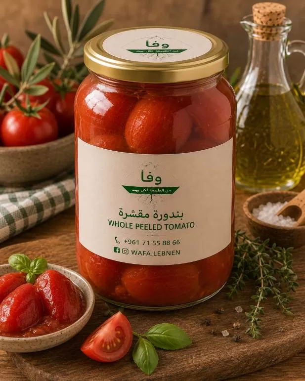 بندورة مقشرة